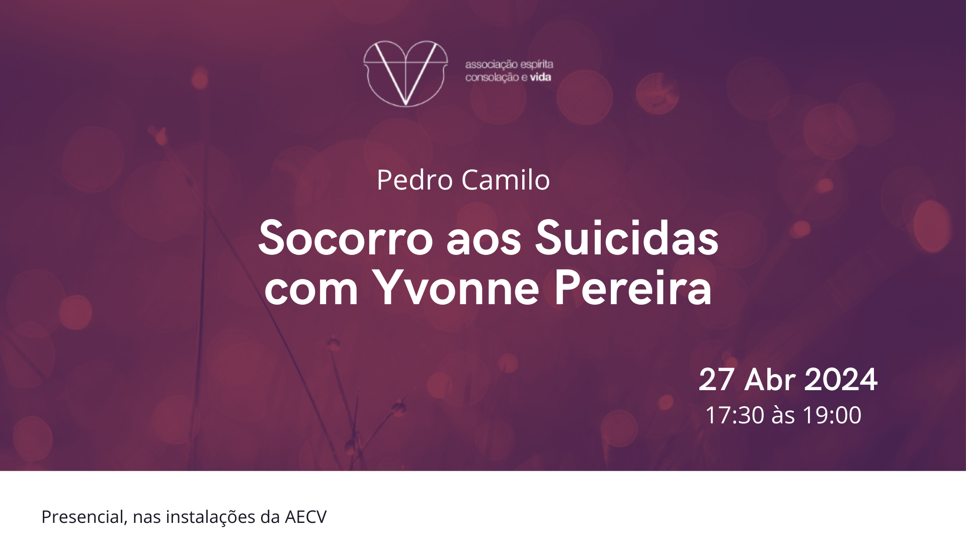 Socorro aos Suicidas com Yvonne Pereira